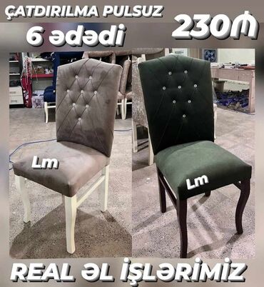 embawood stullar qiymeti: 6 стульев, Новый, Бесплатная доставка в черте города