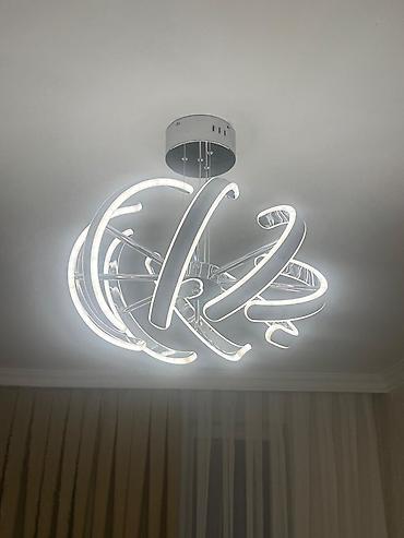 İşıqlandırma: Çılçıraq, 10 və daha çox lampa, Metal — 4