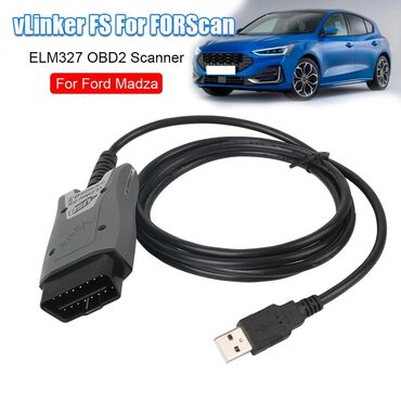 Alati za automobile: Vgate vLinker FS USB OBD2 za Ford Mazda MS CAN HS CAN Auto — 3