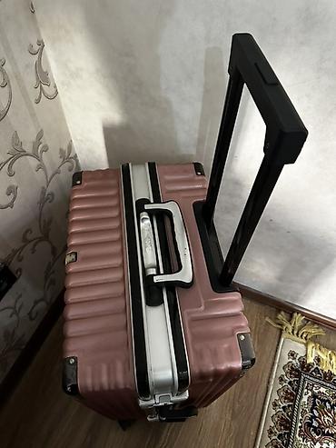 trolly bag: Чемодан на 4 двойных колесах, розовое золото - Корпус: жесткий, с — 8
