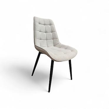 Stilske stolice: Tapacirana stolica – moderan dizajn sa proštepima - Sedište i naslon — 3