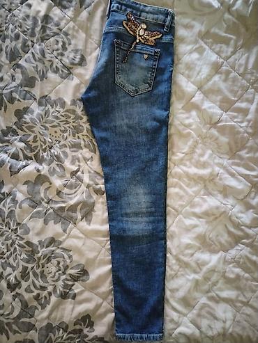 koton bih: Ženske farmerke Euro Fashion – skinny kroj sa detaljima - Boja — 3