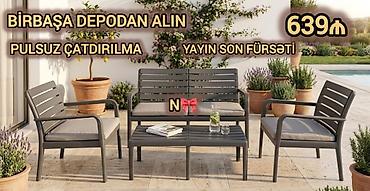 Satılır:*Birbaşa anbardan həsir görünüşlü plastik divan dəsti*