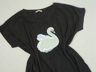 long t shirty damskie: T-shirt damski, rozmiar 4XL