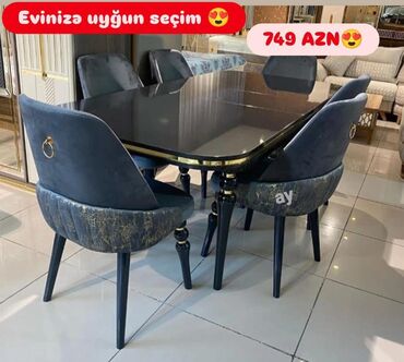 Dolablar: Qonaq otağı üçün, Yeni, 6 stul