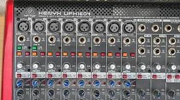 Ostali muzički instrumenti: BEHRINGER XENYX UFX1604 MIKSETA 16 KANALA | . Slanje — 5