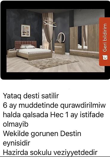 набор ключей: Yataq dəsti Komplekt tərkibi: - 2 nəfərlik yataq çərçivəsi və başlıq — 1