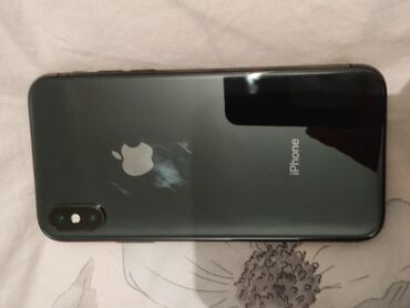 Apple iPhone: IPhone X, Б/у, 64 ГБ, Black Titanium, 100 %