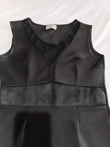helanke m: Elegantna crna koktel haljina Christiane Road s/m - Kroj: uska — 8