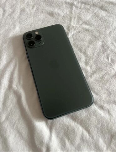 айфон 11 про мах цена в бишкеке: IPhone 11 Pro, Колдонулган, 256 ГБ, Matte Midnight Green, Каптама, Кабель, 78 %