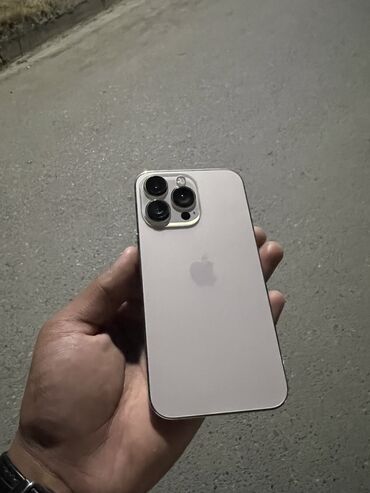 телефоны в бишкеке цум цены айфон: IPhone 13 Pro, Б/у, 128 ГБ, Desert Titanium, Чехол, 100 %
