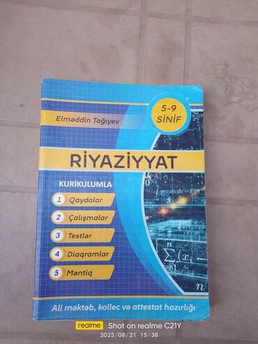 riyaziyyat 5 ci sinif pdf yukle: Bu, Elməddin Tağıyev tərəfindən yazılmış, 5-9-cu siniflər üçün nəzərdə