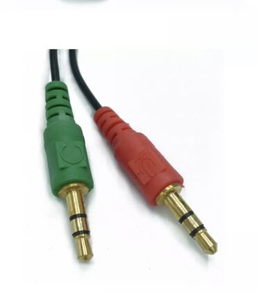 кампютерь: Звуковой адаптер кабель spliterr, штекер стерео 3,5 мм. Соединительный