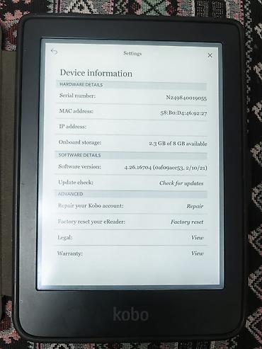 redmi note 12 pro max: Продаётся электронная книга Kobo Clara HD (б/у), в хорошем состоянии — 3