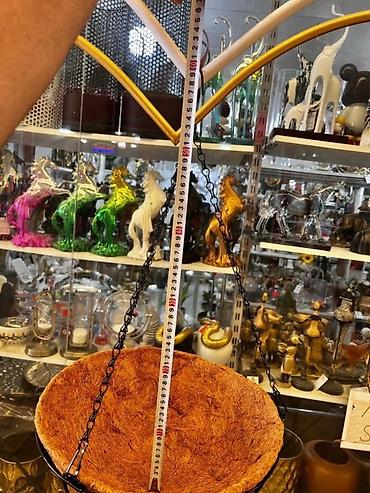 Bitkilər üçün dibçəklər: Dibçək qabı saman 14 /12 (sallanan) Dibçək qabı saman 14 /12 — 7