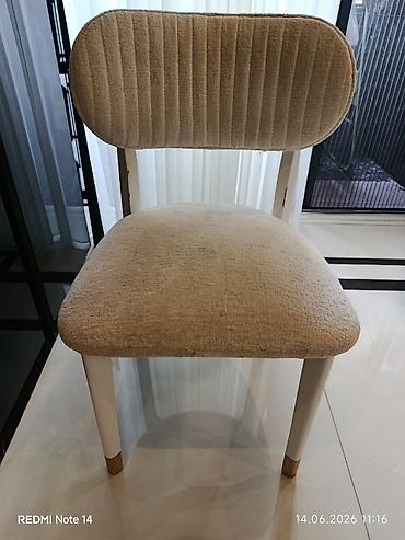 Mebel: Mətbəx üçün, İşlənmiş, rəng - Ağ Stul — 2