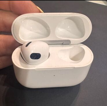 Qulaqcıqlar: İşlənmiş Simsiz (Bluetooth) Qulaqcıqlar, Apple, rəng - Ağ
