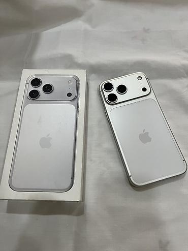 IPhone 17 Pro Max, Б/у, 256 ГБ, Белый, Коробка, 94 % at lalafo.kg IPhone 17 Pro Max, Б/у, 256 ГБ, Белый, Коробка, 94 %