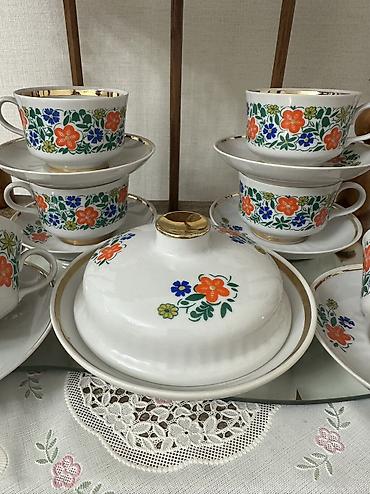 Яркий! Красивый! 😍 Чайный набор Тернопольский: 6 чайных пар и