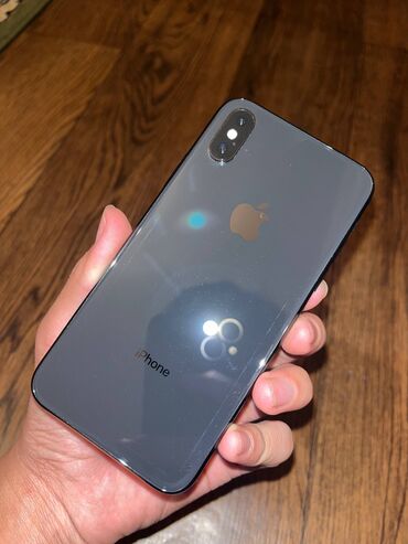 купить бу ноутбуки: IPhone Xs, Б/у, 64 ГБ, Black Titanium, Зарядное устройство, Кабель, Коробка, 77 %