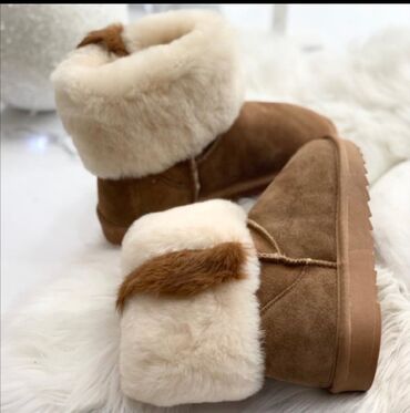 ugg gumene: Ugg mini čizme, bоја - Braon, 38