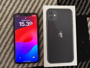 Mətbəx texnikası: IPhone 11, 128 GB, Qara, Zəmanət, Face ID, Sənədlərlə