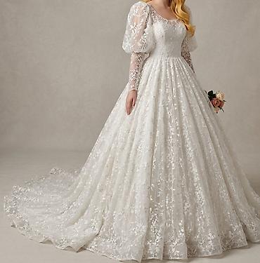 lalafo paltarlar: Gəlinlik – klassik bal zalı silueti, ağ rəng - Modellər — 4