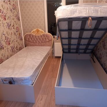 tek carpayilar: Yeni, Təknəfərlik çarpayı, Bazalı, Matras ilə, Siyirməsiz, Azərbaycan