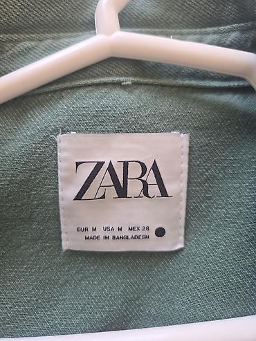 футбольные одежды: Мужская рубашка, M, Zara, Б/у, цвет - Зеленый, Бесплатная доставка — 3