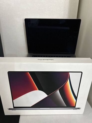 купить ноутбук в ломбарде: Ноутбук, Apple, 64 ГБ ОЗУ, Apple M1 Pro, 16 ", Б/у, память SSD