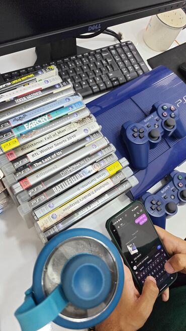 irshad telecom playstation 4: Playstation 3 ideal vəziyyətdə oyunlarla birgə satılır