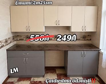 Mətbəx mebel dəsti - Ümumi ölçü: 2 m 25 sm - Üst şkaflar: 4 modul lalafo.az -da Mətbəx mebel dəsti - Ümumi ölçü: 2 m 25 sm - Üst şkaflar: 4 modul