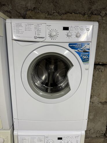 Стиральные машины: Стиральная машина Indesit, Б/у, Автомат, До 6 кг, Компактная — 10