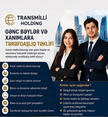 derzi axtariram: Ofis menecer, katib tələb olunur, İstənilən yaş, Təcrübəsiz — 1