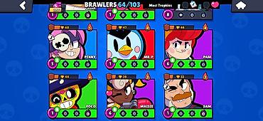 Digər: Brawl Stars hesabı - Kuboklar: 22,677 (ən yüksək 22,680), Trophy Road — 13
