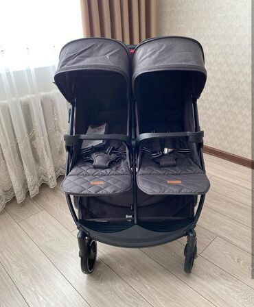 коляска baby stroller: Коляска, цвет - Черный, Новый