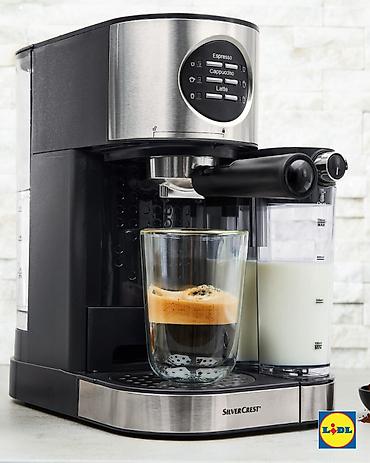 ajfon 9: Espresso kafe aparat sa posudom za mleko 
Upola cena kucno koriscen — 1