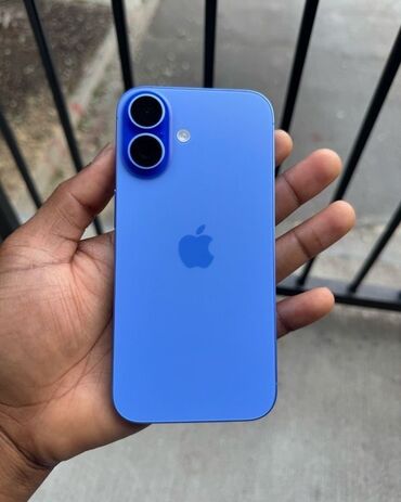 смарт часы бишкек цены: IPhone 16, Колдонулган, 256 ГБ, Blue Titanium, Коргоочу айнек, Каптама, 99 %