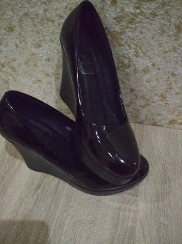женские серебристые туфли: Туфли, Размер: 36, цвет - Черный, Новый