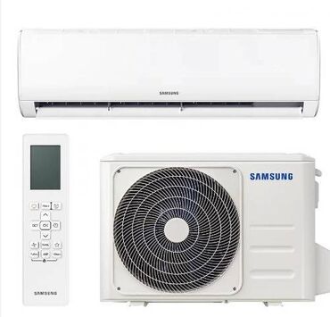 ventilyator su ile: Kondisioner Samsung, İşlənmiş, 50-60 kv. m, Split sistem, Kredit var