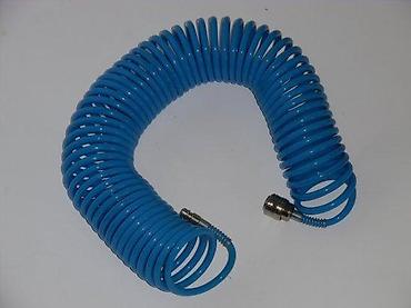 Kompresori za vazduh: Spiralno pneumatsko crevo – plavo - Materijal: fleksibilna — 1