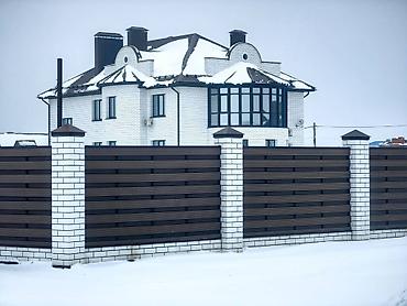 Фасадные 3D панели: ДПК заборы из террасных досек ДПК и фасадных панелей. Современные и — 6