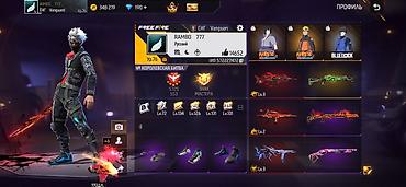 Игровой аккаунт Free Fire - Ник: RAMBO 777, уровень профиля: 76 at lalafo.kg Игровой аккаунт Free Fire - Ник: RAMBO 777, уровень профиля: 76