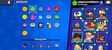 Butslar: Brawl Stars oyunu üçün inkişaf etmiş oyun hesabı - Kupa sayı: 57,198 — 6