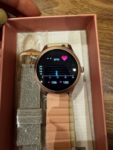 Smart saatlar: Smart saat, Sensor ekran, rəng - Qızılı — 2