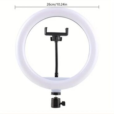 Telefon üçün tripodlar: Halka LED işıq və üçayaq stativli kontent yaradıcısı dəsti - 10–12 — 7