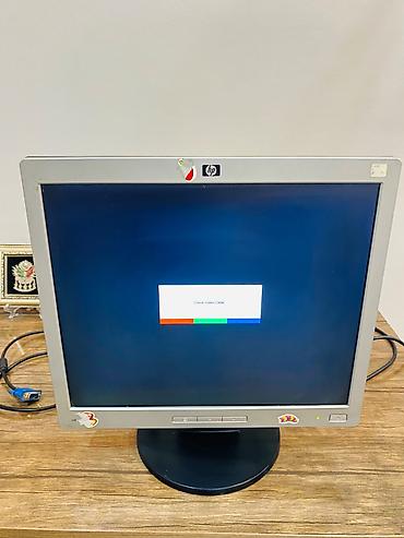 Monitorlar: Hp monitor İşlek veziyyetdedir Obyekt bağlandığı üçün aldığım — 1