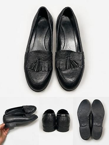 италия 39: Туфли, 37.5, 37, LION, Б/у, цвет - Черный, Самовывоз — 1