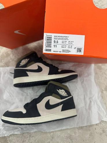 обувь 22 размер: Кроссовки Nike (силуэт в стиле Air Jordan Mid) в классической — 1