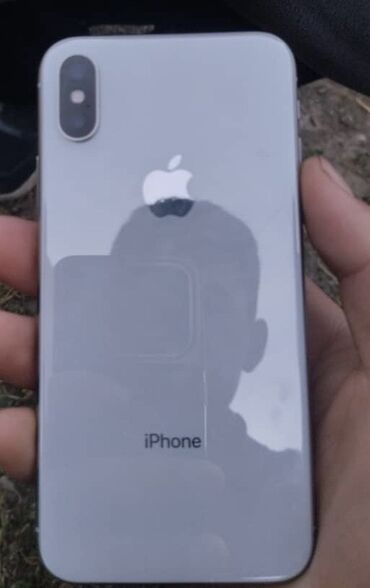 Apple iPhone: IPhone X, Б/у, 64 ГБ, Desert Titanium, Защитное стекло, Чехол, 71 %